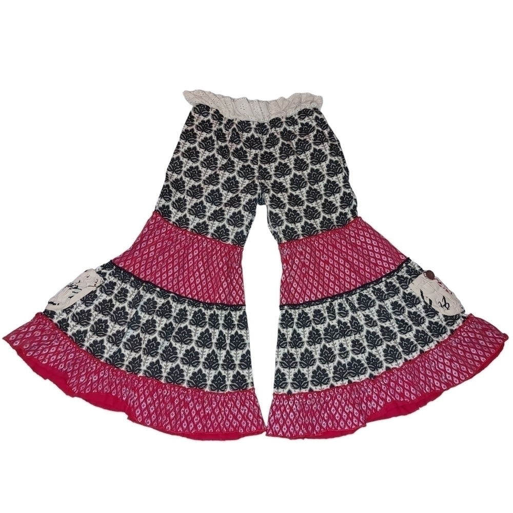 Mustard Pie Girl's Ruffled Flare Legged Pants